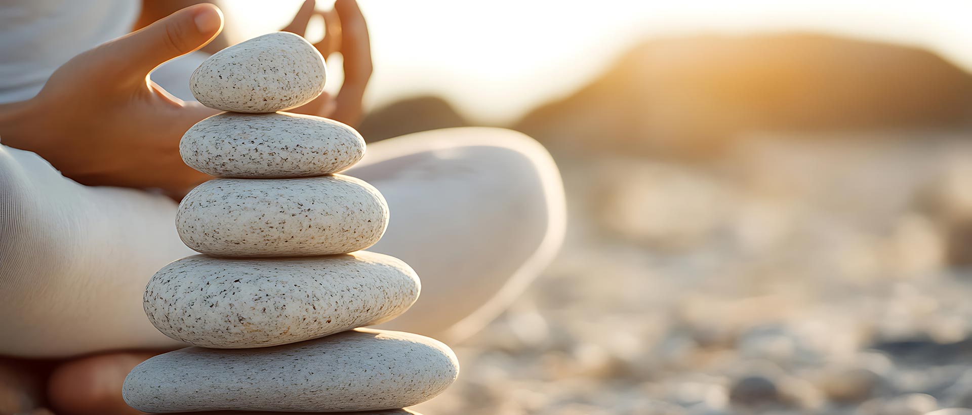 woman-beach-rocks-calm